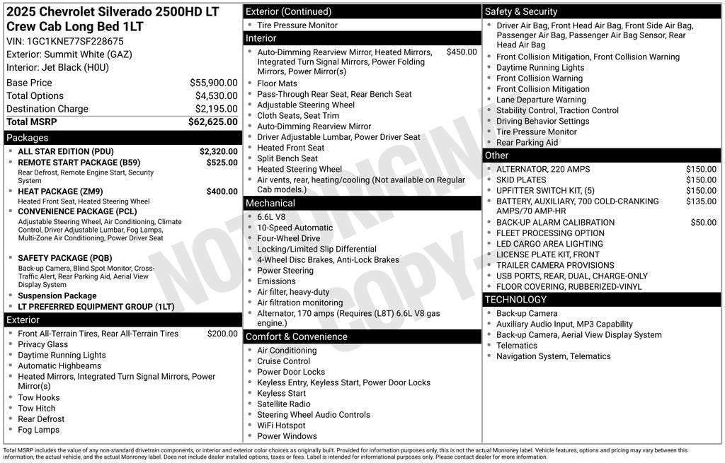 2025 Chevrolet Silverado 2500 HD LT