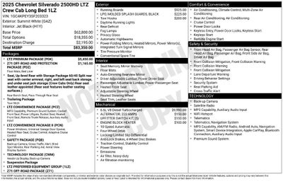2025 Chevrolet Silverado 2500 HD LTZ