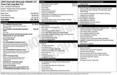 2025 Chevrolet Silverado 3500 HD LTZ