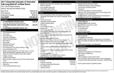 2017 Chevrolet Colorado 4WD LT