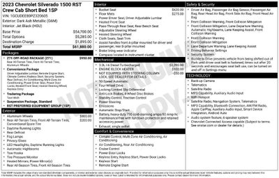2023 Chevrolet Silverado 1500 RST