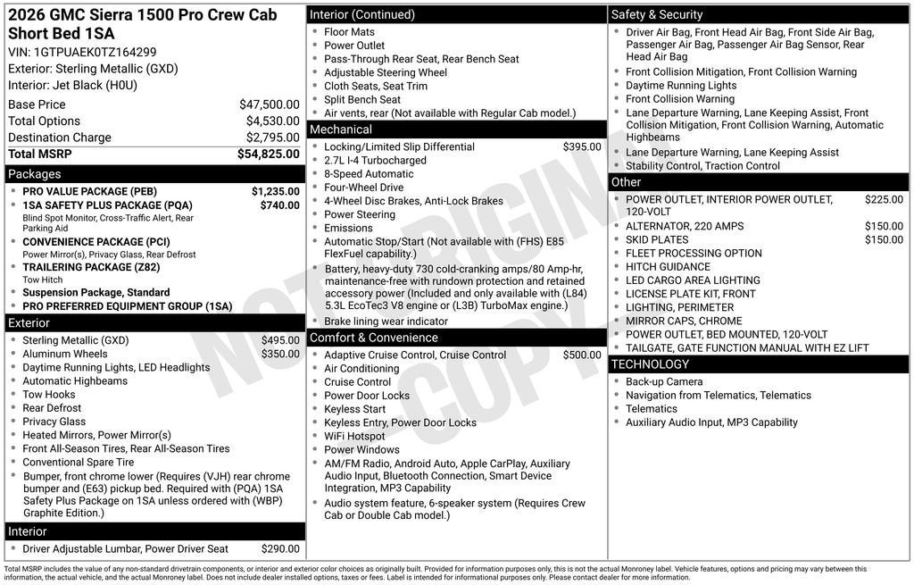 2026 GMC Sierra 1500 Pro