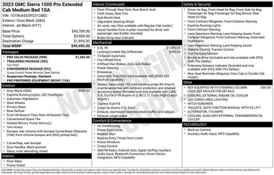 2023 GMC Sierra 1500 Pro