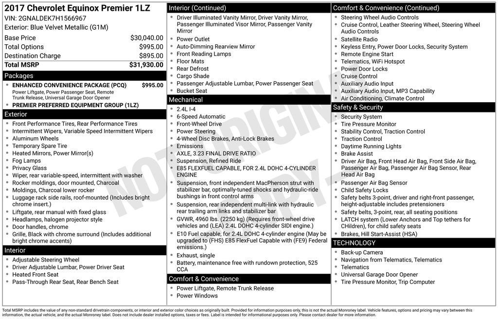 2017 Chevrolet Equinox Premier