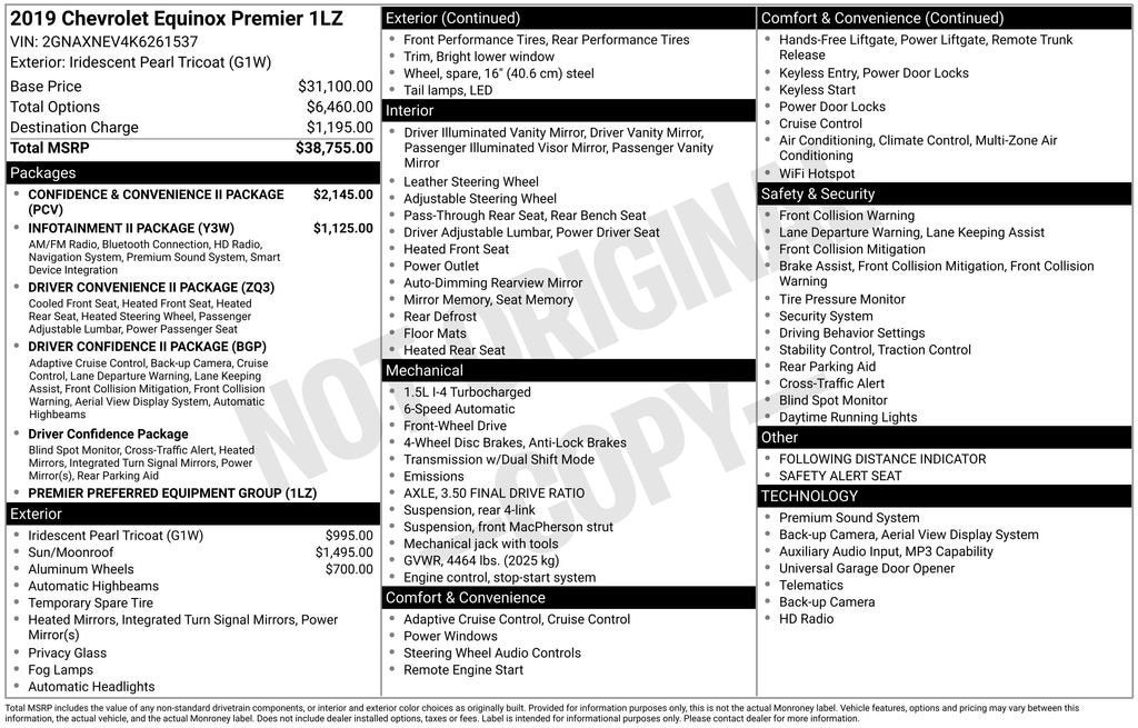 2019 Chevrolet Equinox Premier