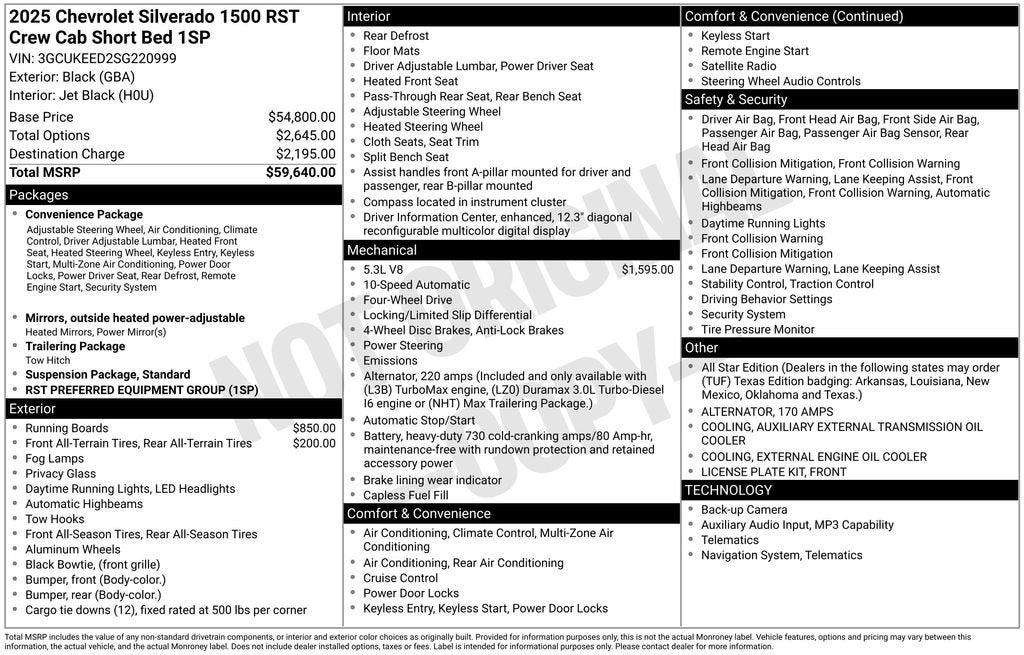 2025 Chevrolet Silverado 1500 RST