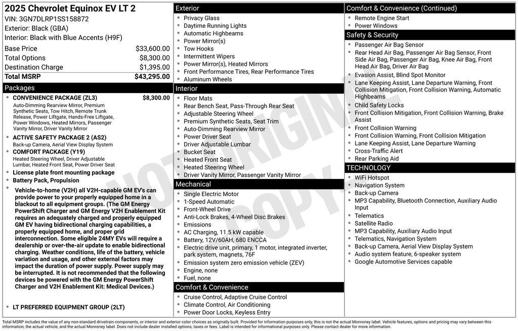 2025 Chevrolet Equinox EV LT