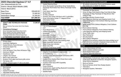 2025 Chevrolet Equinox LT