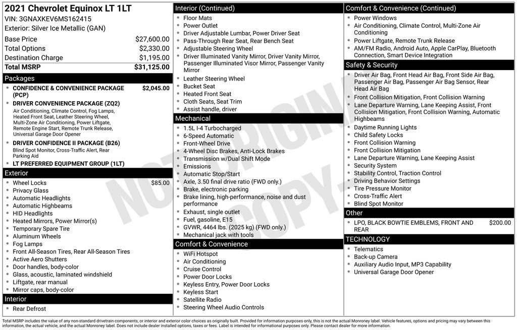 2021 Chevrolet Equinox LT