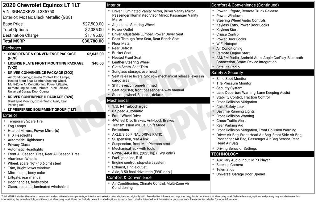 2020 Chevrolet Equinox LT