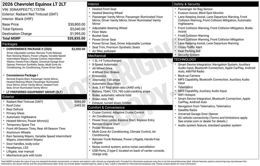 2026 Chevrolet Equinox LT