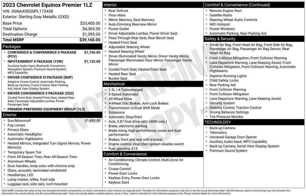 2023 Chevrolet Equinox Premier