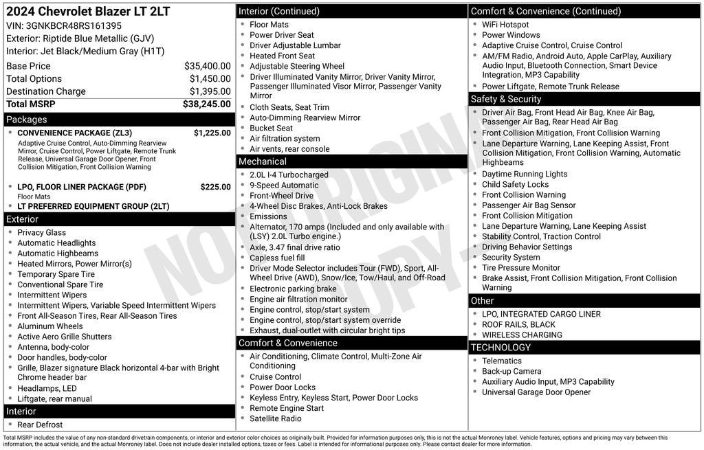 2024 Chevrolet Blazer 2LT