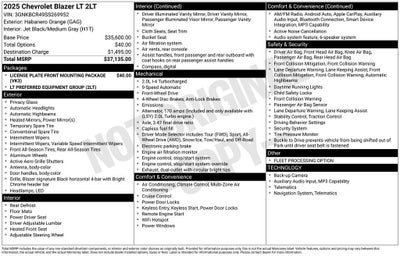 2025 Chevrolet Blazer 2LT