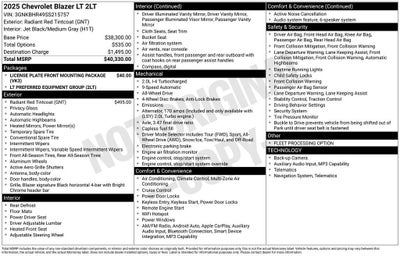 2025 Chevrolet Blazer 2LT