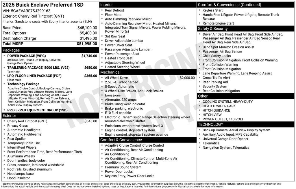 2025 Buick Enclave Preferred