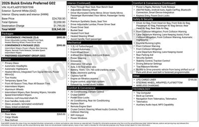 2026 Buick Envista Preferred