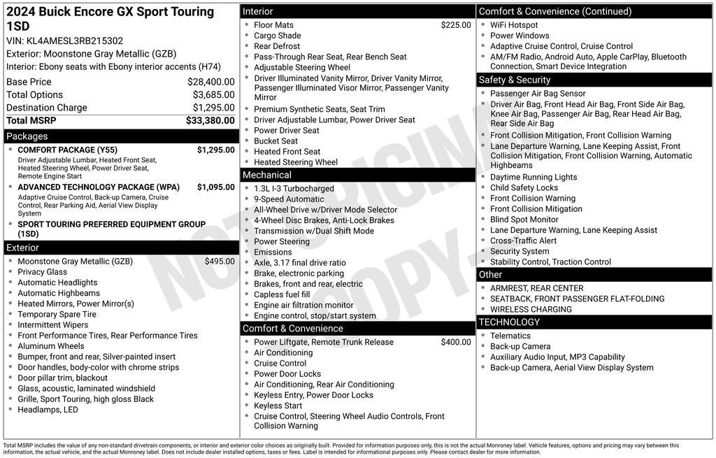2024 Buick Encore GX Sport Touring