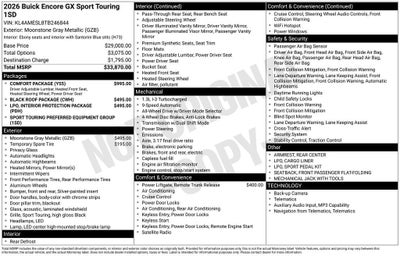 2026 Buick Encore GX Sport Touring