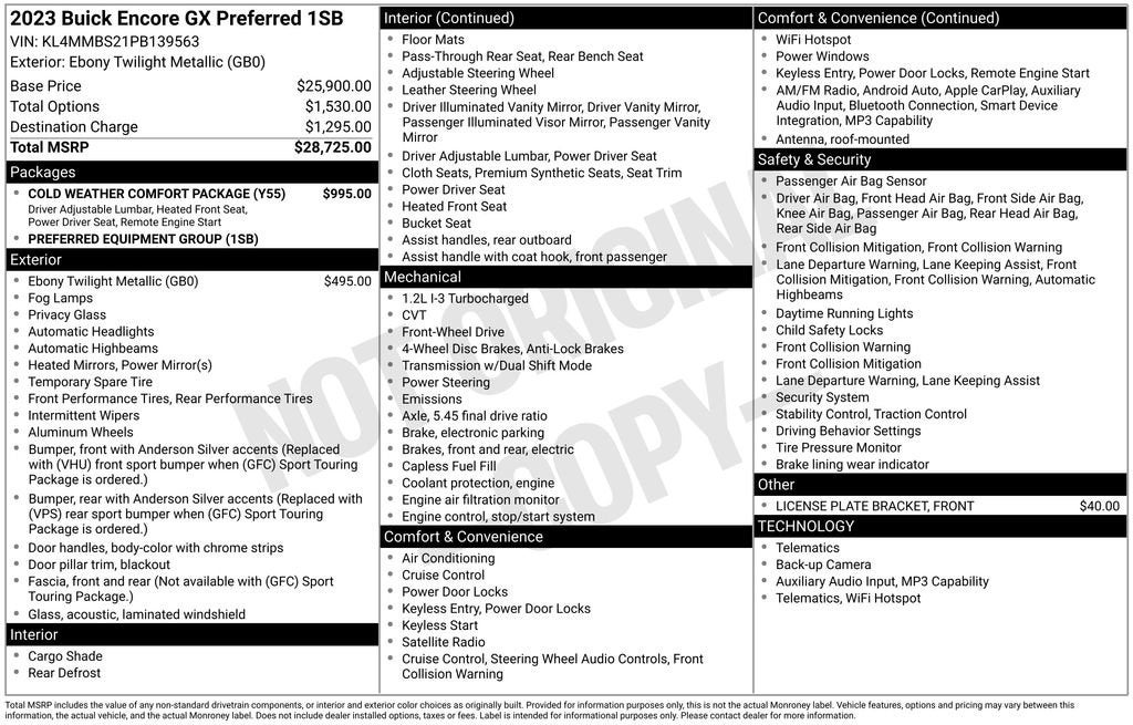 2023 Buick Encore GX Preferred