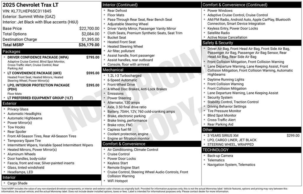 2025 Chevrolet Trax LT