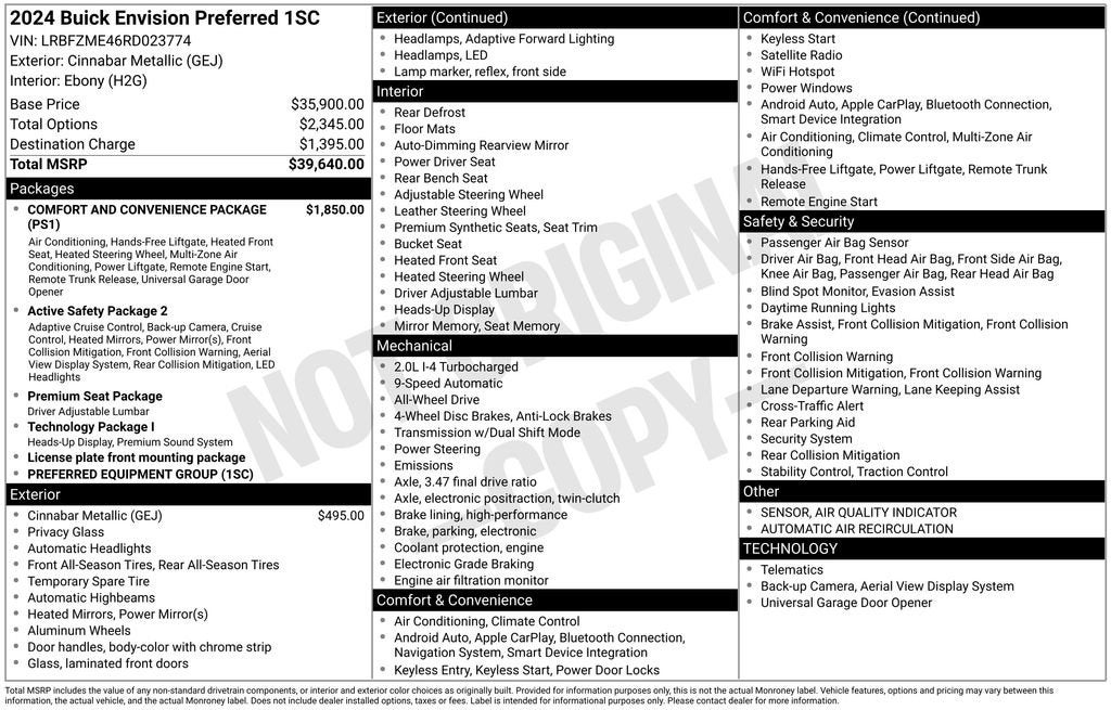 2024 Buick Envision Preferred