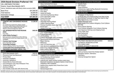 2026 Buick Envision Preferred