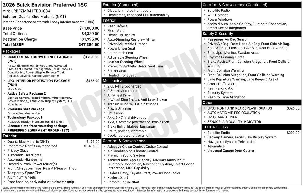 2026 Buick Envision Preferred