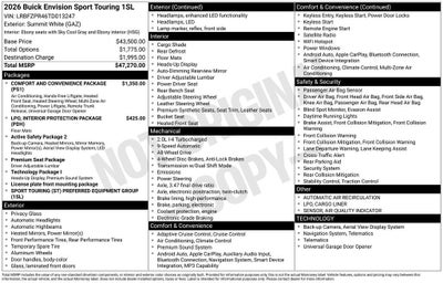 2026 Buick Envision Sport Touring